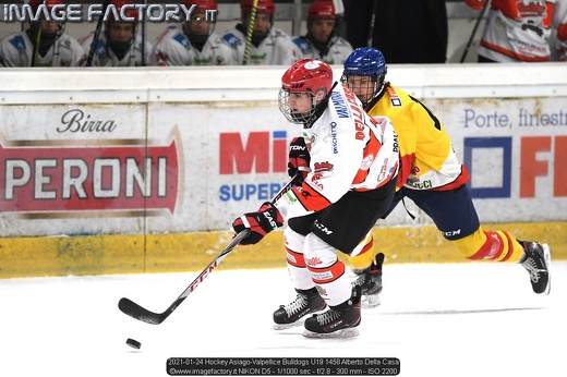 2021-01-24 Hockey Asiago-Valpellice Bulldogs U19 1458 Alberto Della Casa